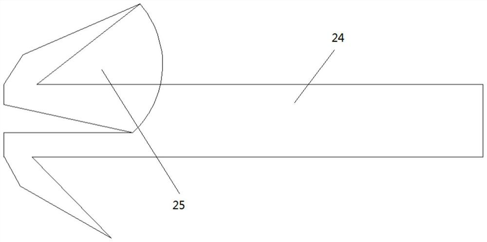 Steel ladle slag clearing device and steel ladle slag clearing method