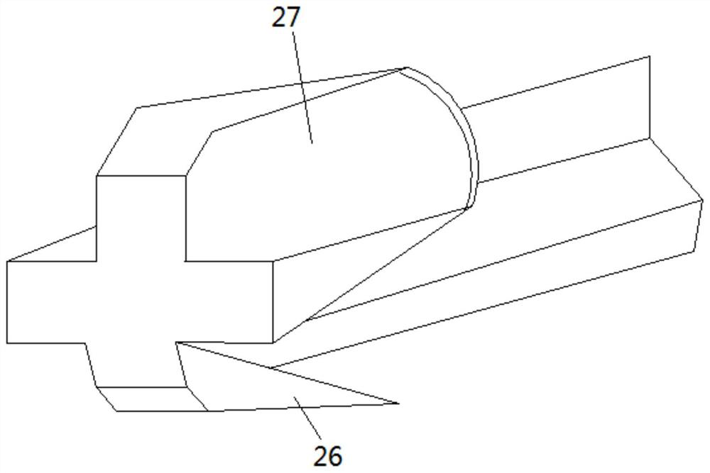 Steel ladle slag clearing device and steel ladle slag clearing method