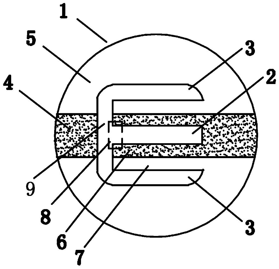 Thermal bimetal tension driver and preparation method thereof