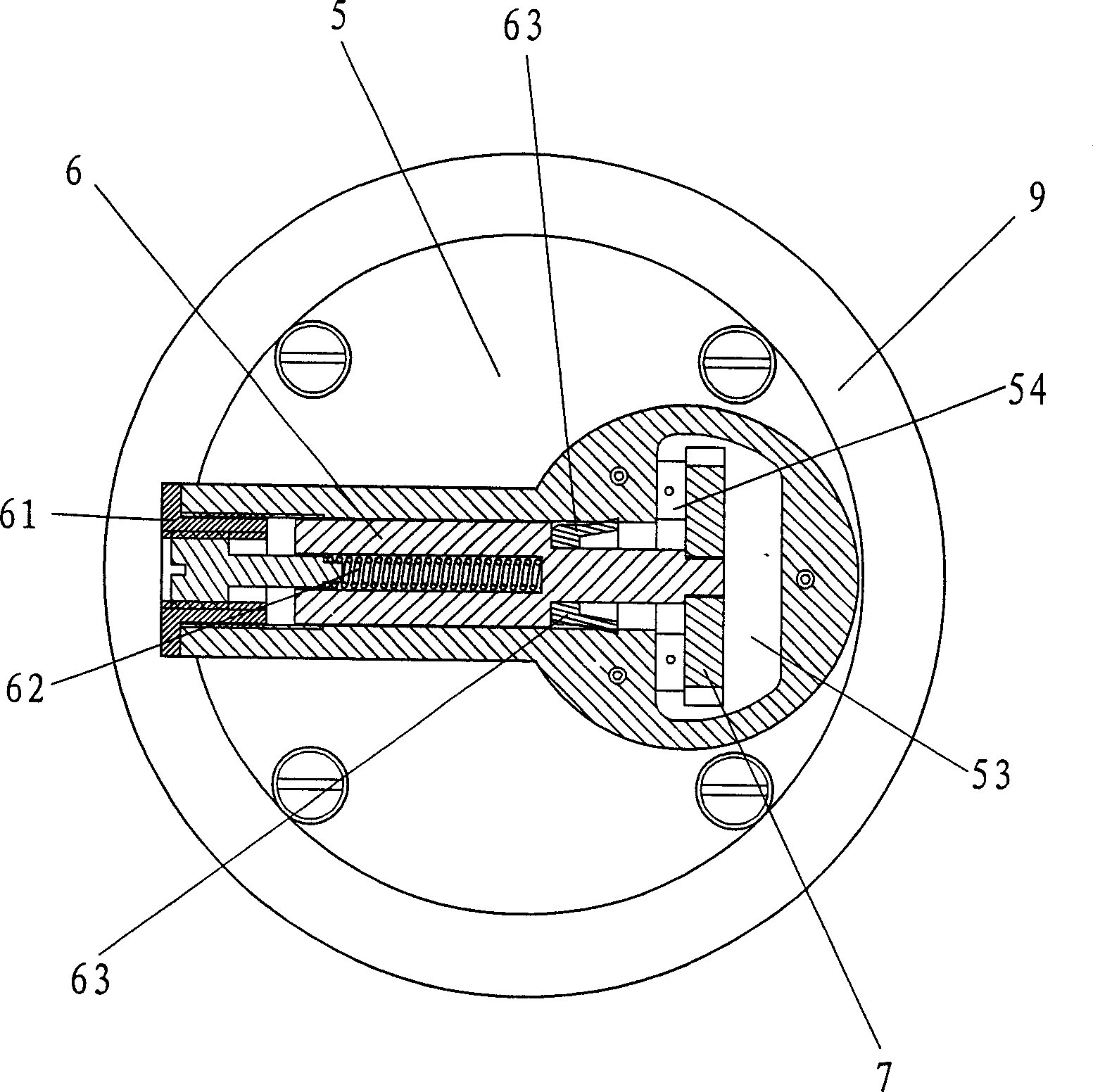 Discharge switching device for multifunctional shower nozzle