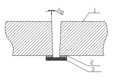 Thick metal plate back gouging-free welding groove technology and machining process