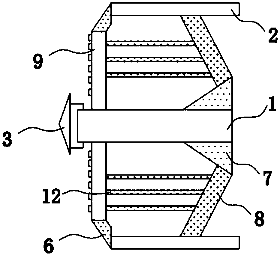 High-strength cutterhead of pipe-jacking heading machine