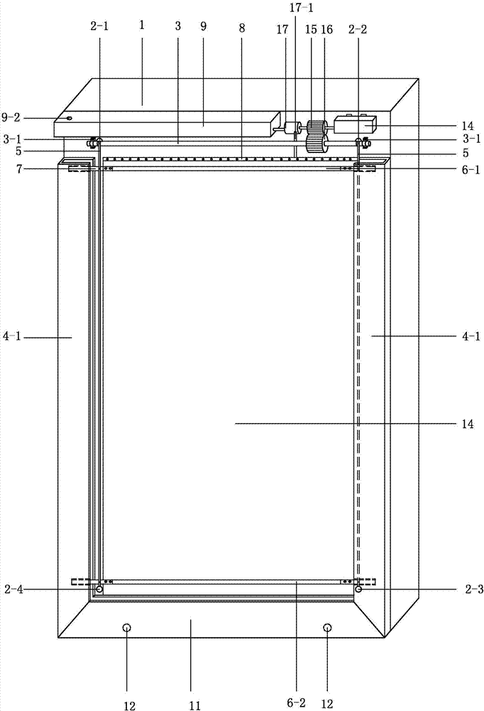 Glass window dual-face cleaner