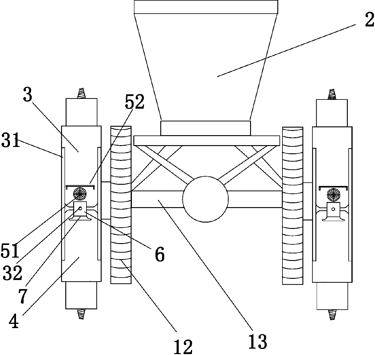 Arid-region corn sowing machine