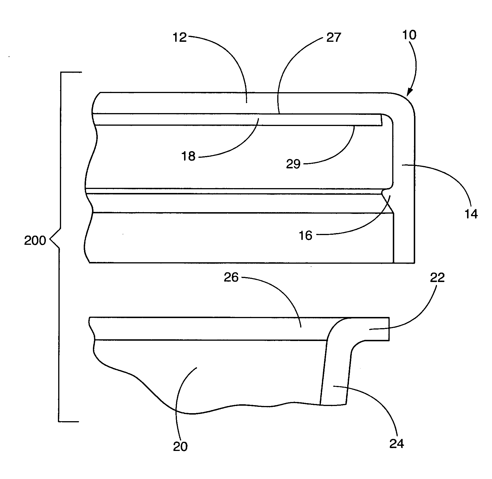 Container lid with removable seal layer