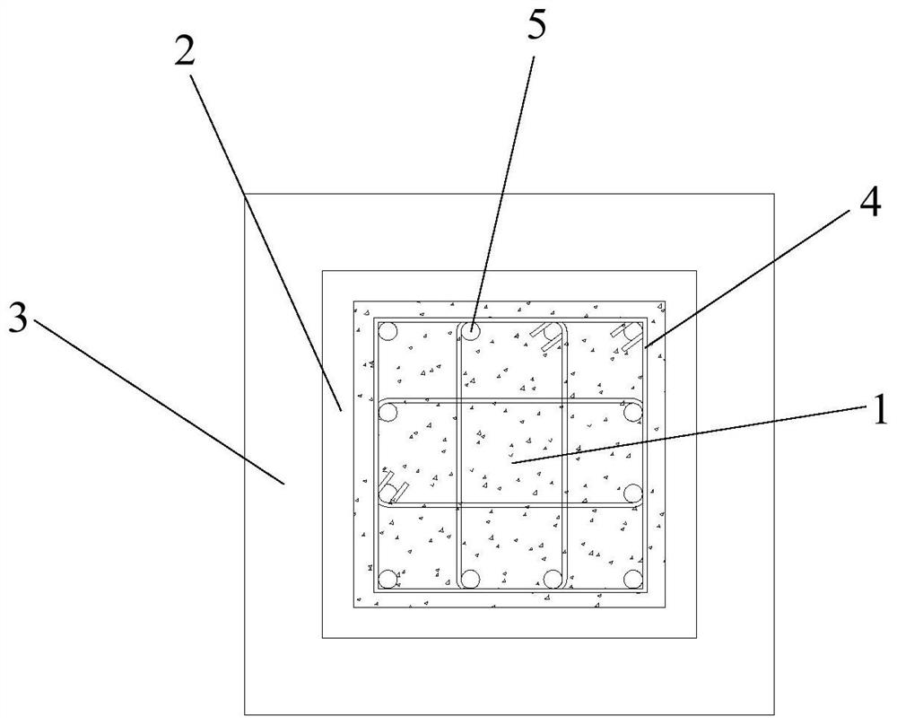 A normal temperature curing ultra-high performance concrete column and its construction method