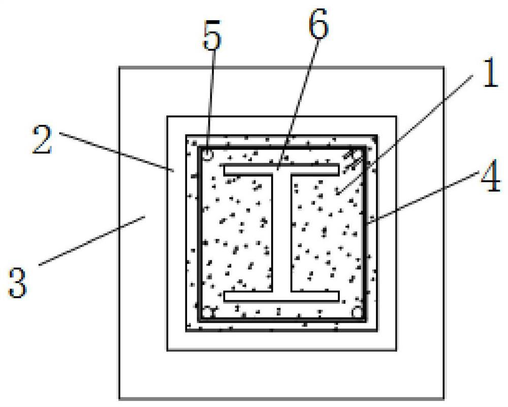 A normal temperature curing ultra-high performance concrete column and its construction method