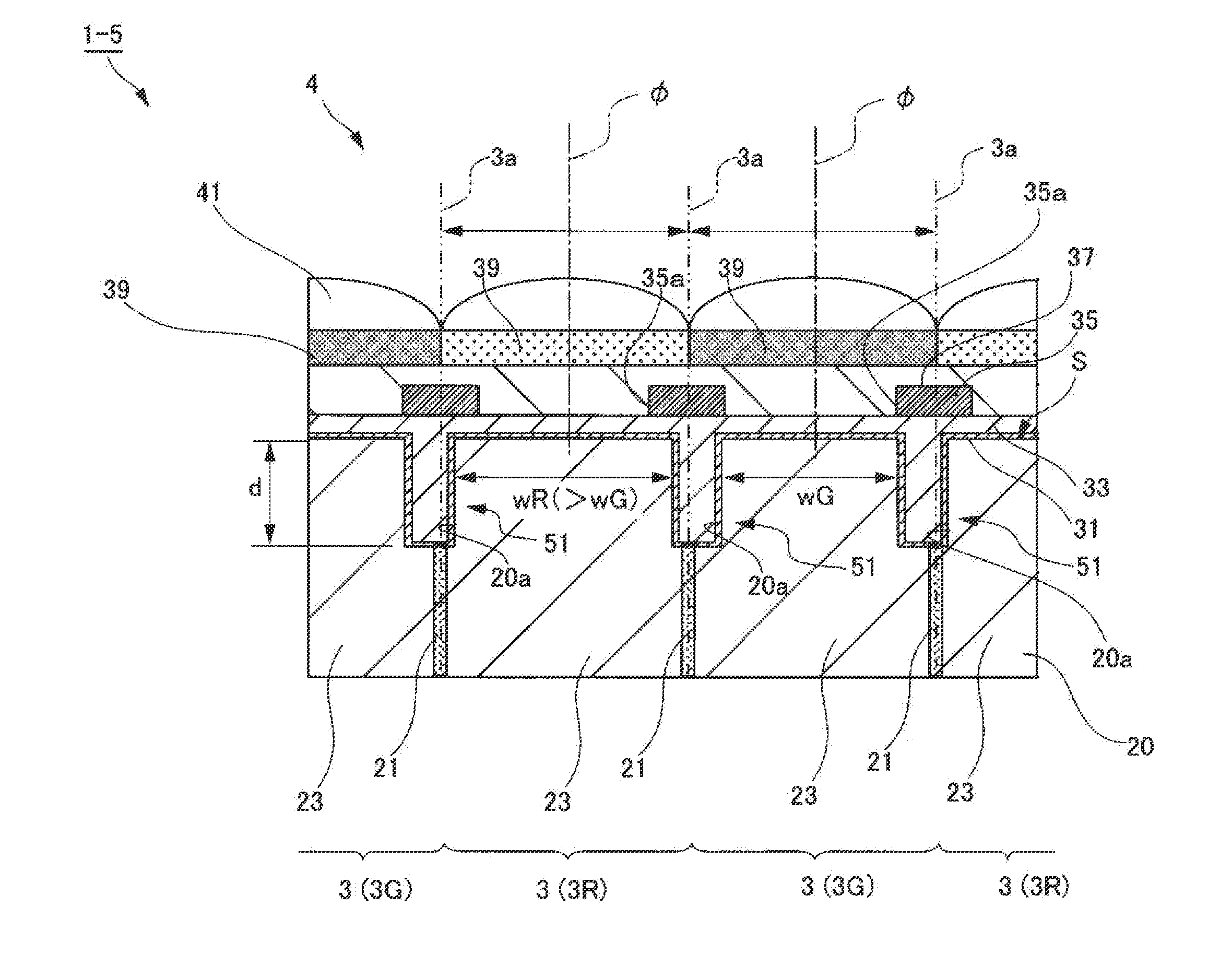 Sold-state imaging device and electronic apparatus