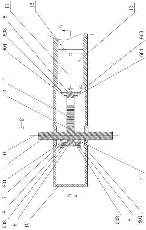 Crankshaft-free engine transmission device