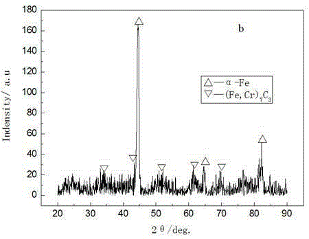 Low-cost and long-service-life surface layer gradient material with stainless steel performance and preparing method of low-cost and long-service-life surface layer gradient material