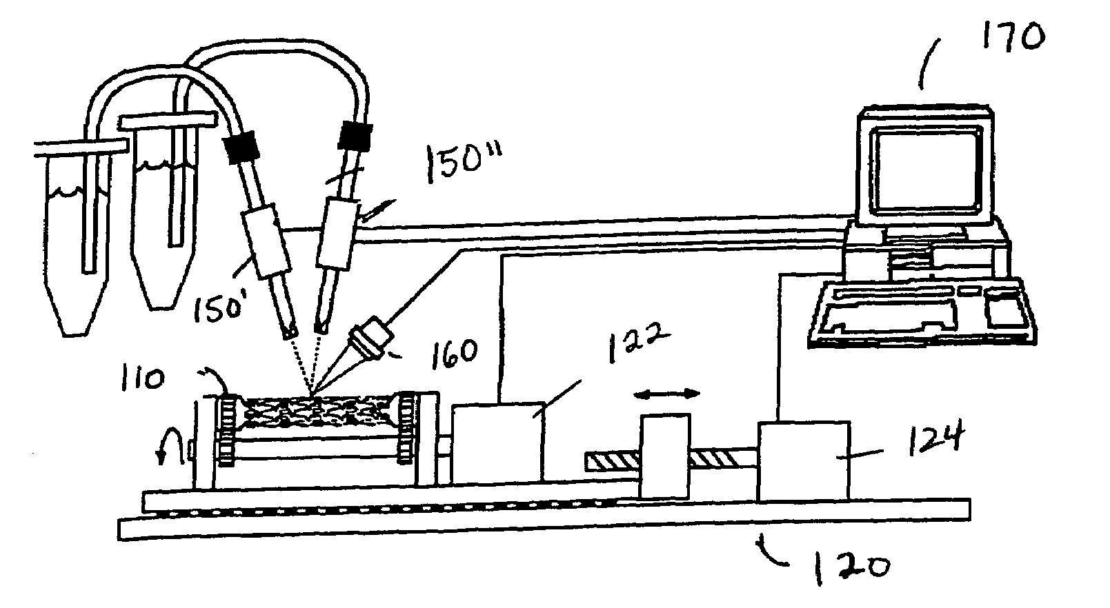 Method of loading beneficial agent to a prosthesis by fluid-jet application