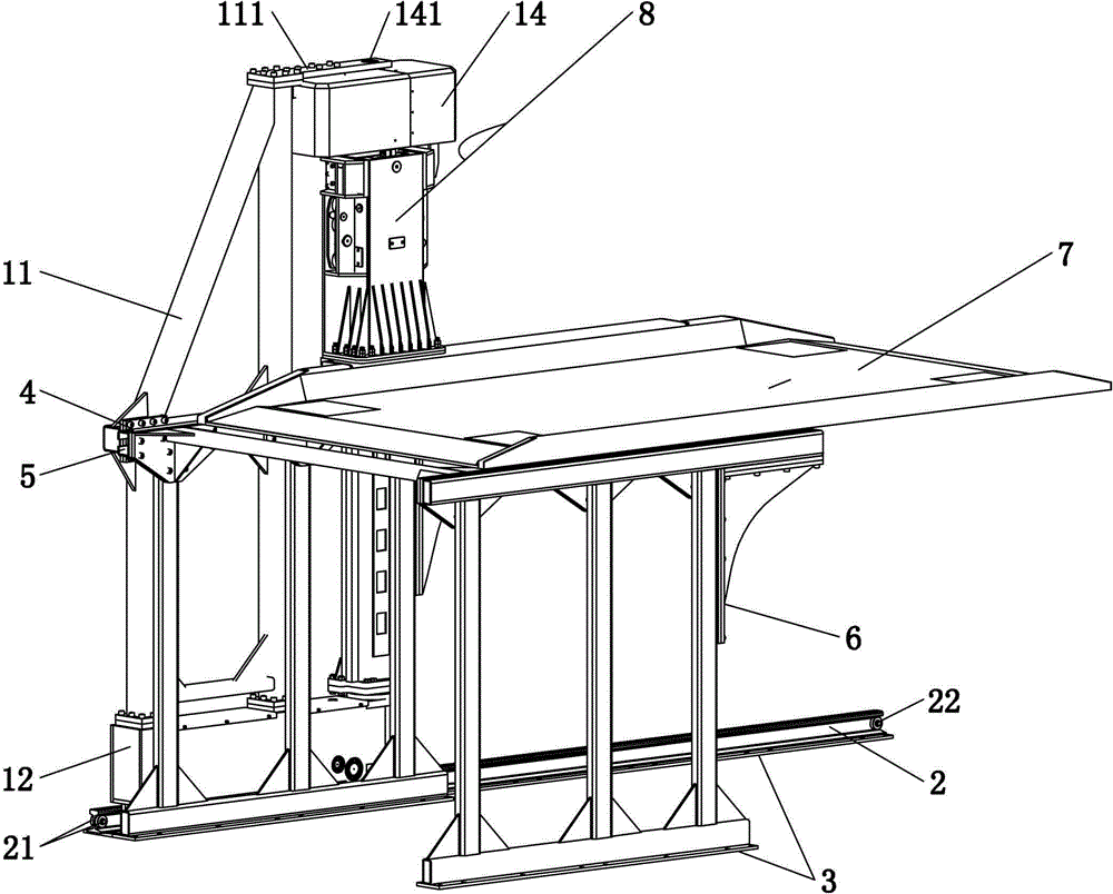 Portal frame for avoiding-free stereo parking equipment