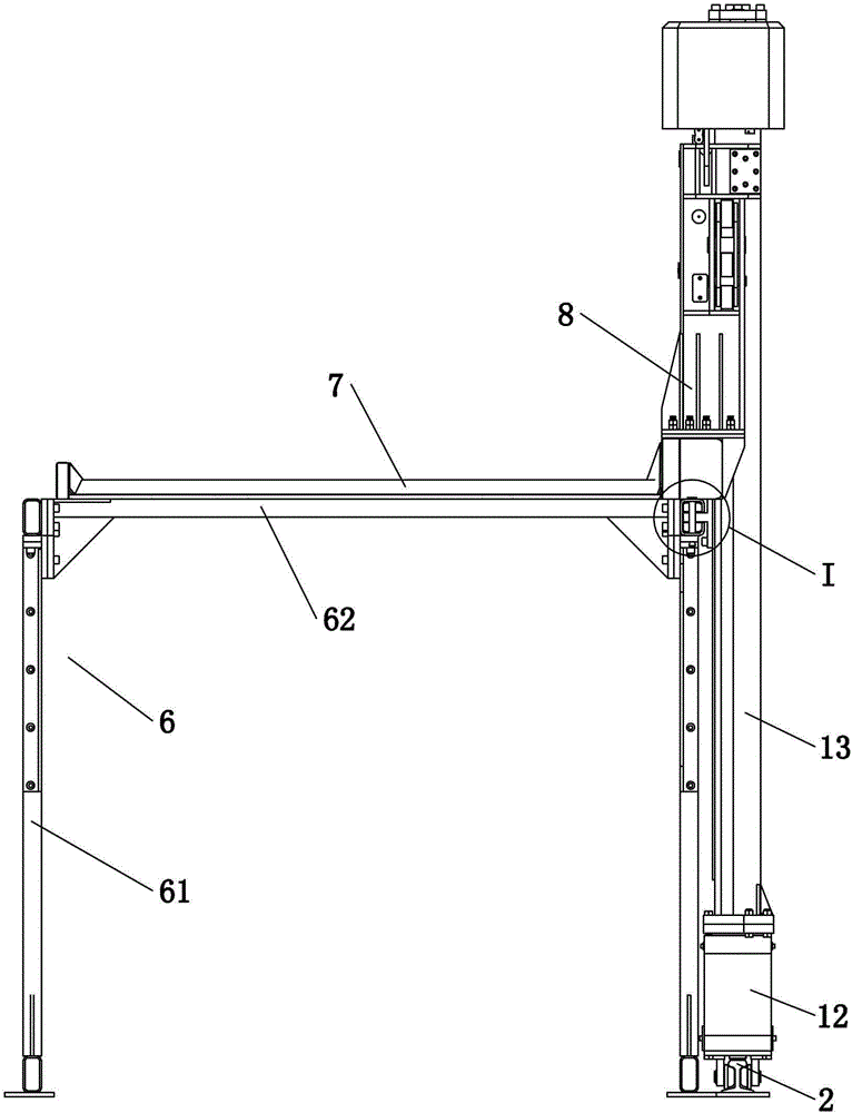 Portal frame for avoiding-free stereo parking equipment