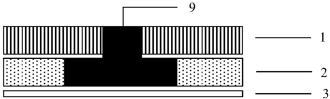 Wound dressing with multi-layer structure and preparing method and application thereof