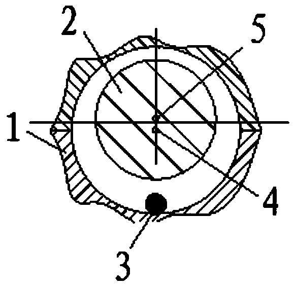 Measuring method of radial flow clearance of steam turbine unit in full cylinder state