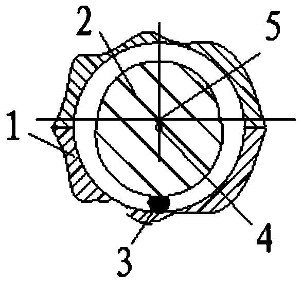 Measuring method of radial flow clearance of steam turbine unit in full cylinder state