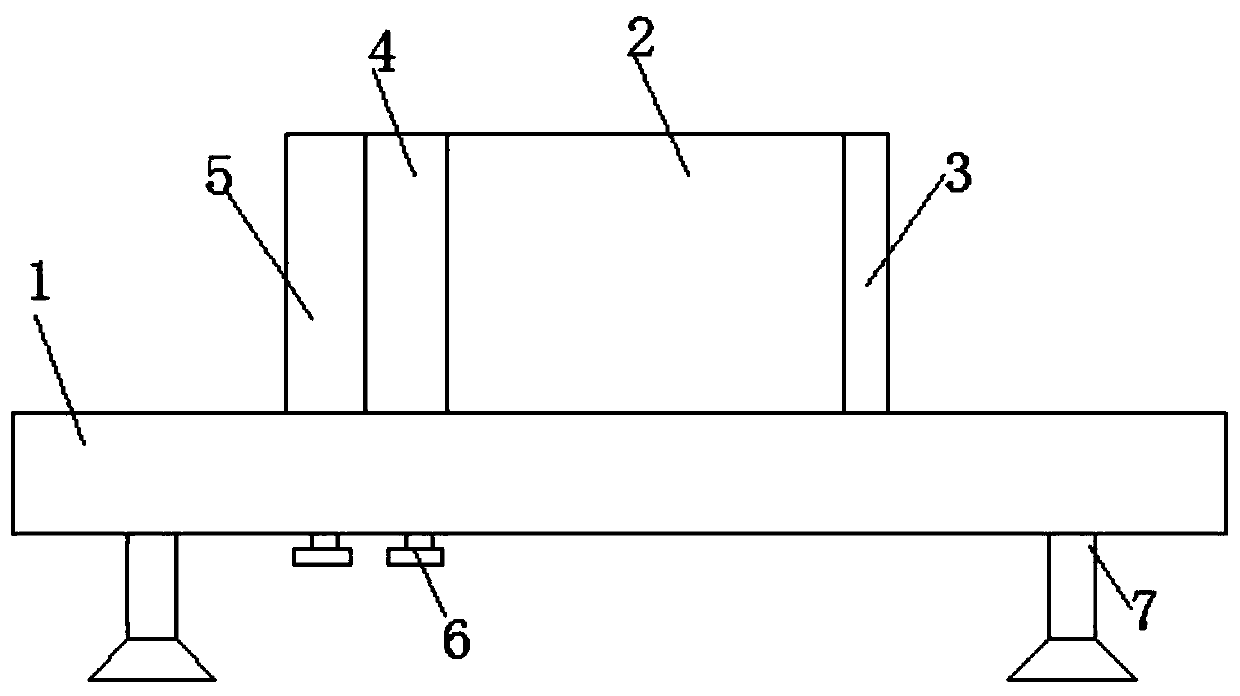 A detection device for heat dissipation performance of automobile engine radiator