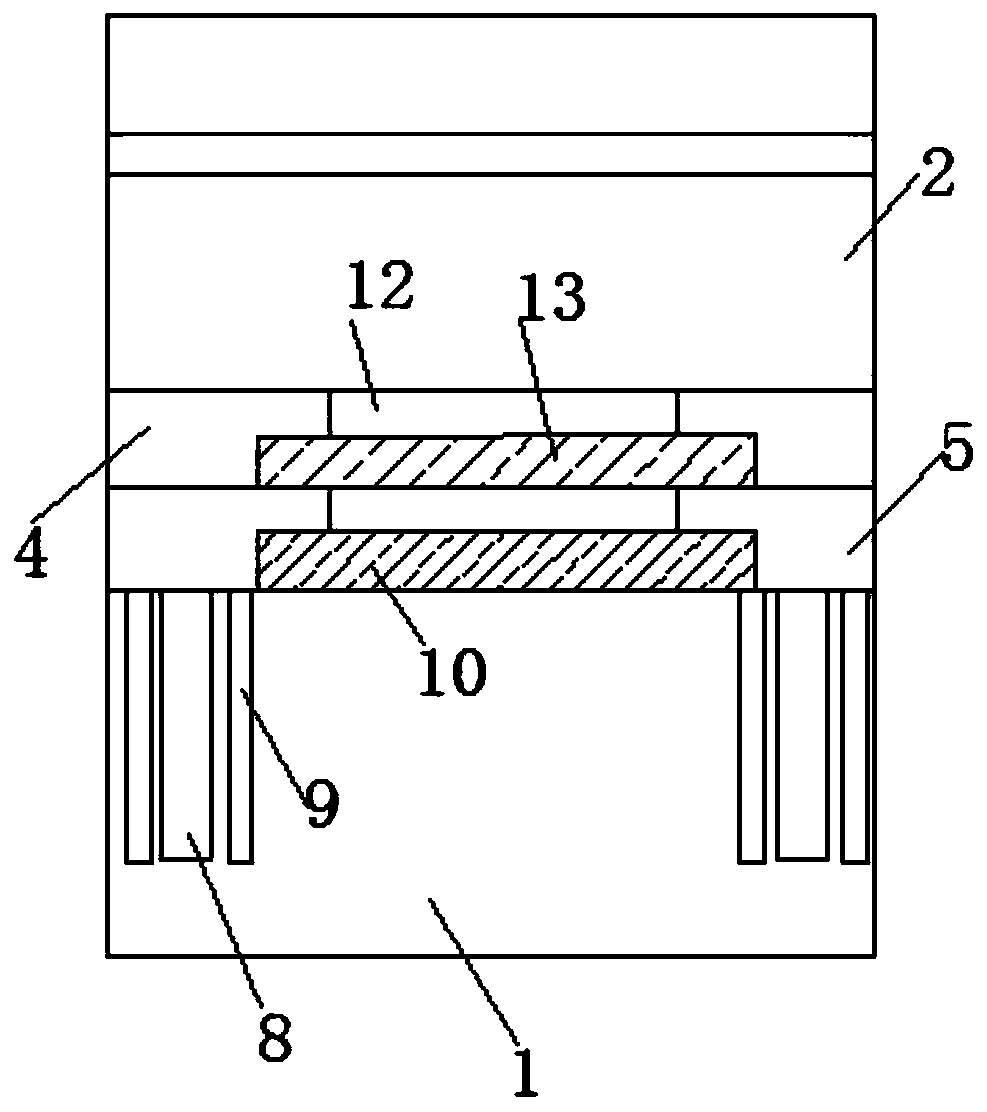 A detection device for heat dissipation performance of automobile engine radiator