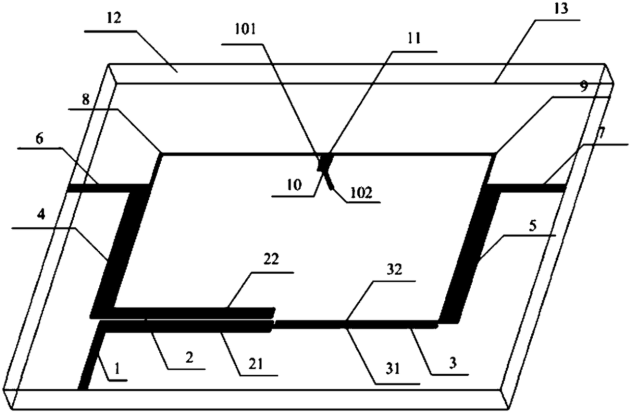 Anti-phase Unequal Power Splitter Based on Parallel Coupling Structure