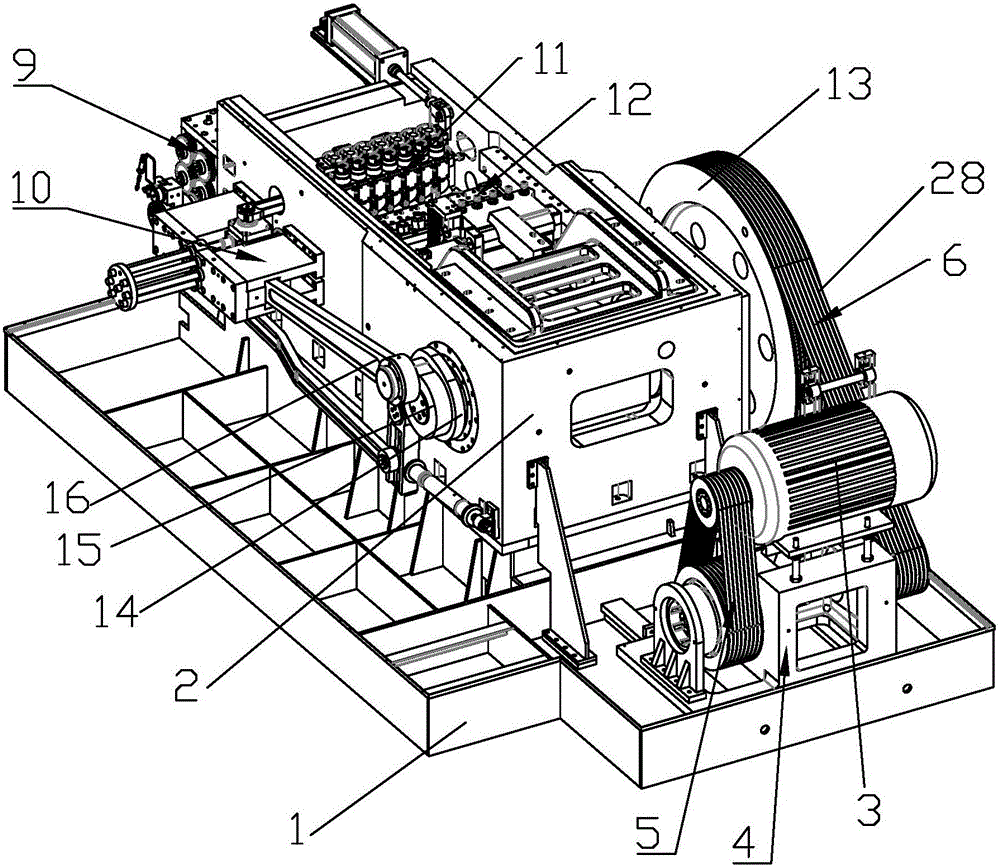 General assembly mechanism of eight-station cold heading machine