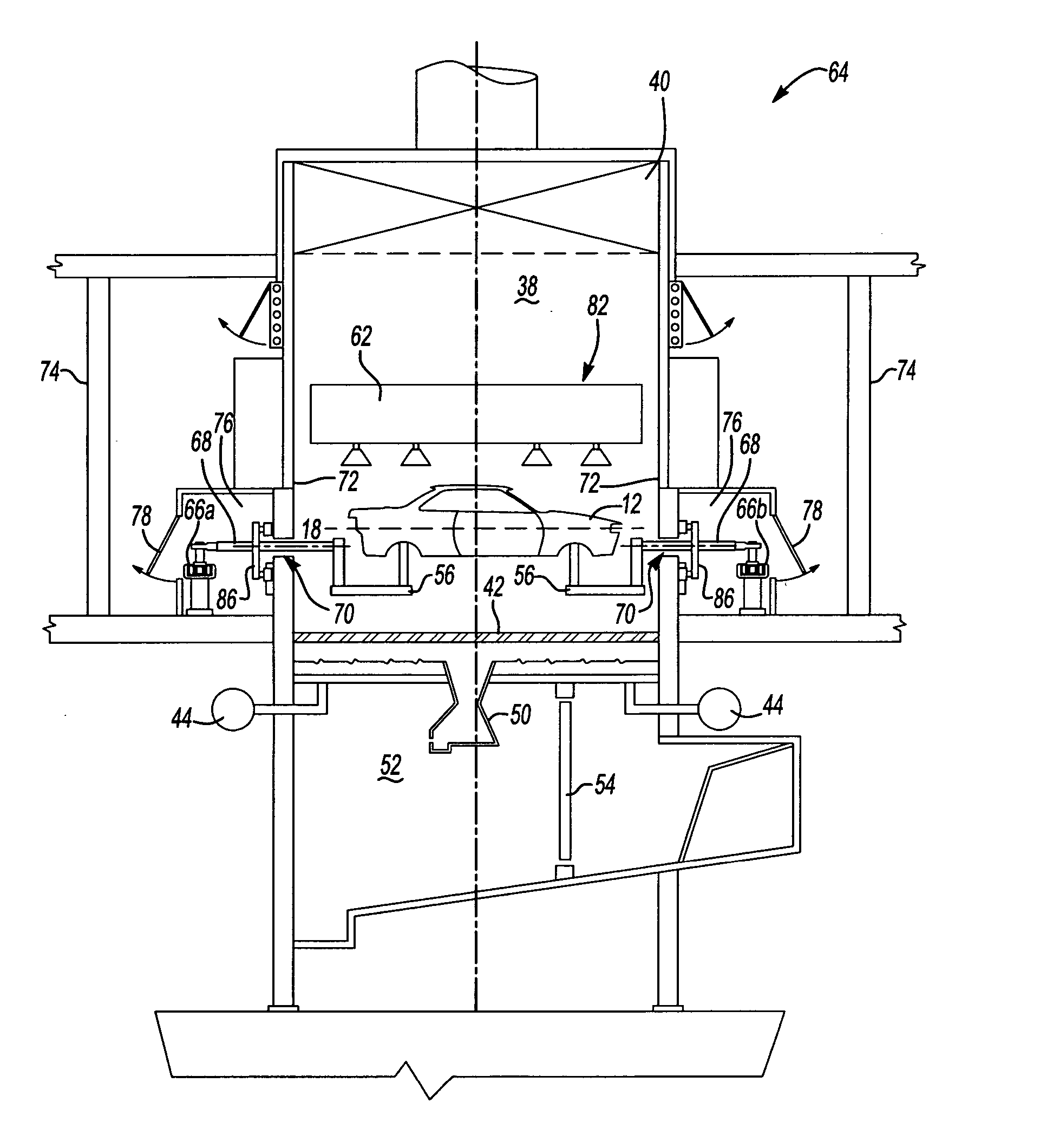 Production paint shop design