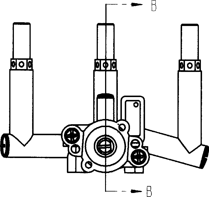 Fuel gas cooking utensils of having new type set for adjusting firepower