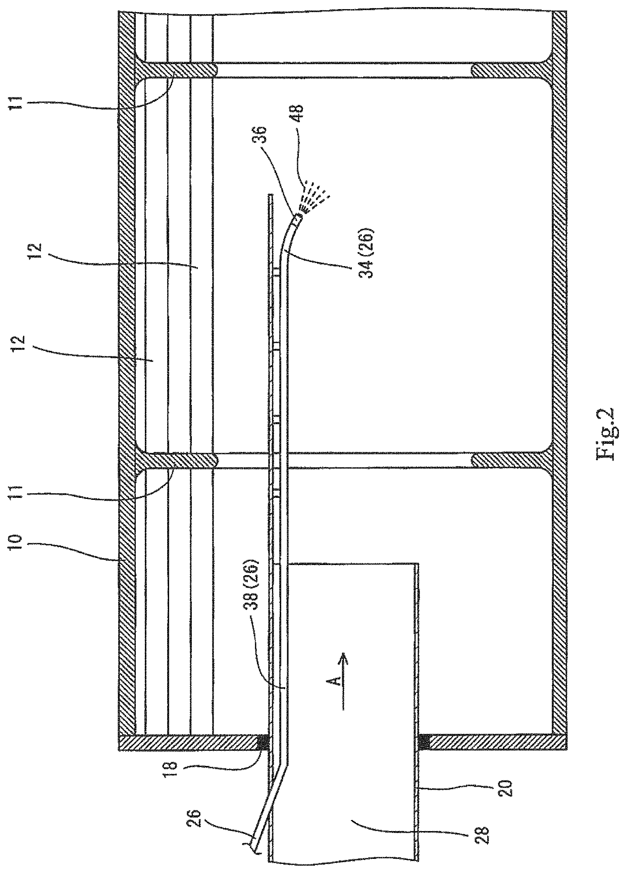 Method for producing water-absorbent resin powder and production apparatus therefor