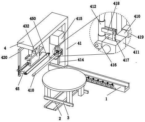 Grinding equipment for circular table top plate of solid wood furniture