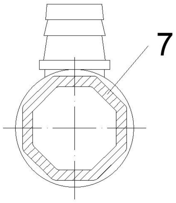 Novel construction steel bar sleeve