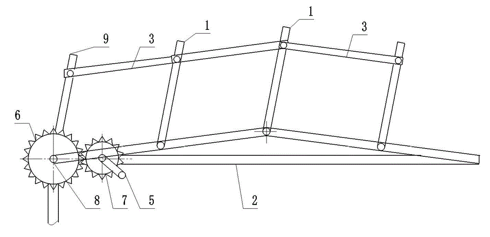 Tomato transportation press-resistant interlayer turning plate table and formed tomato harvesting car hopper