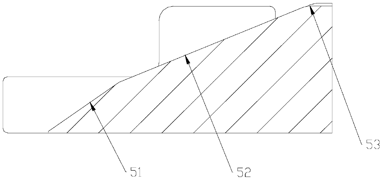 Nail pushing plate adaptive to suturing nail, and manufacture method