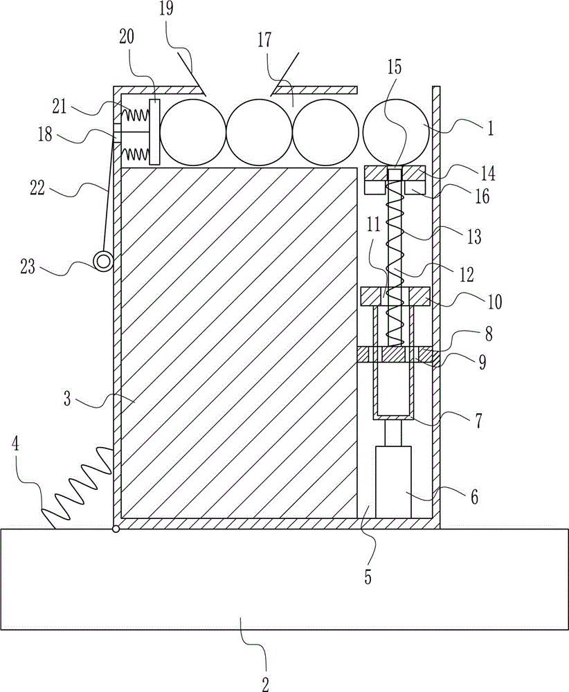 Ball-catching exercising device for basketball training