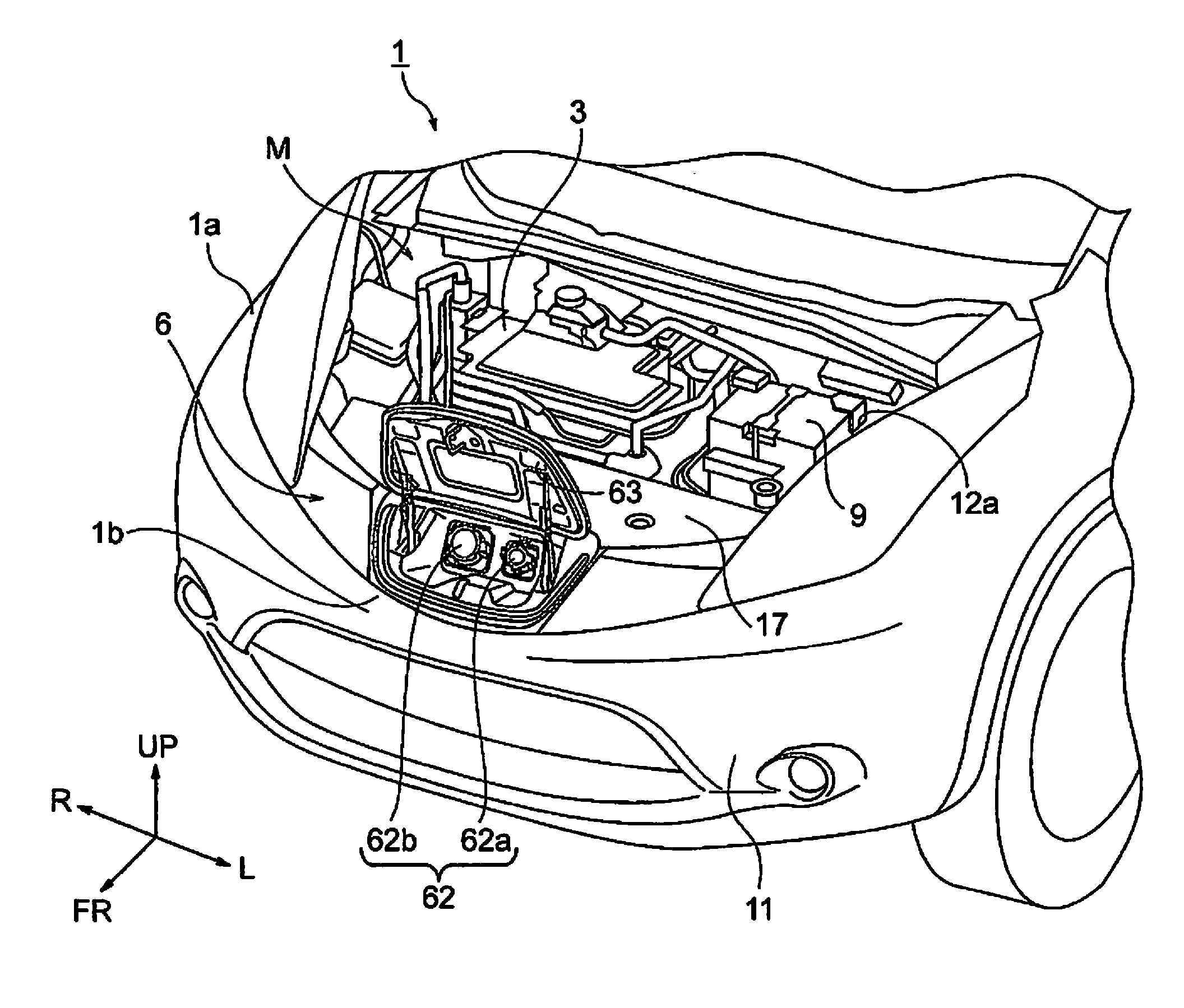 Charging port structure