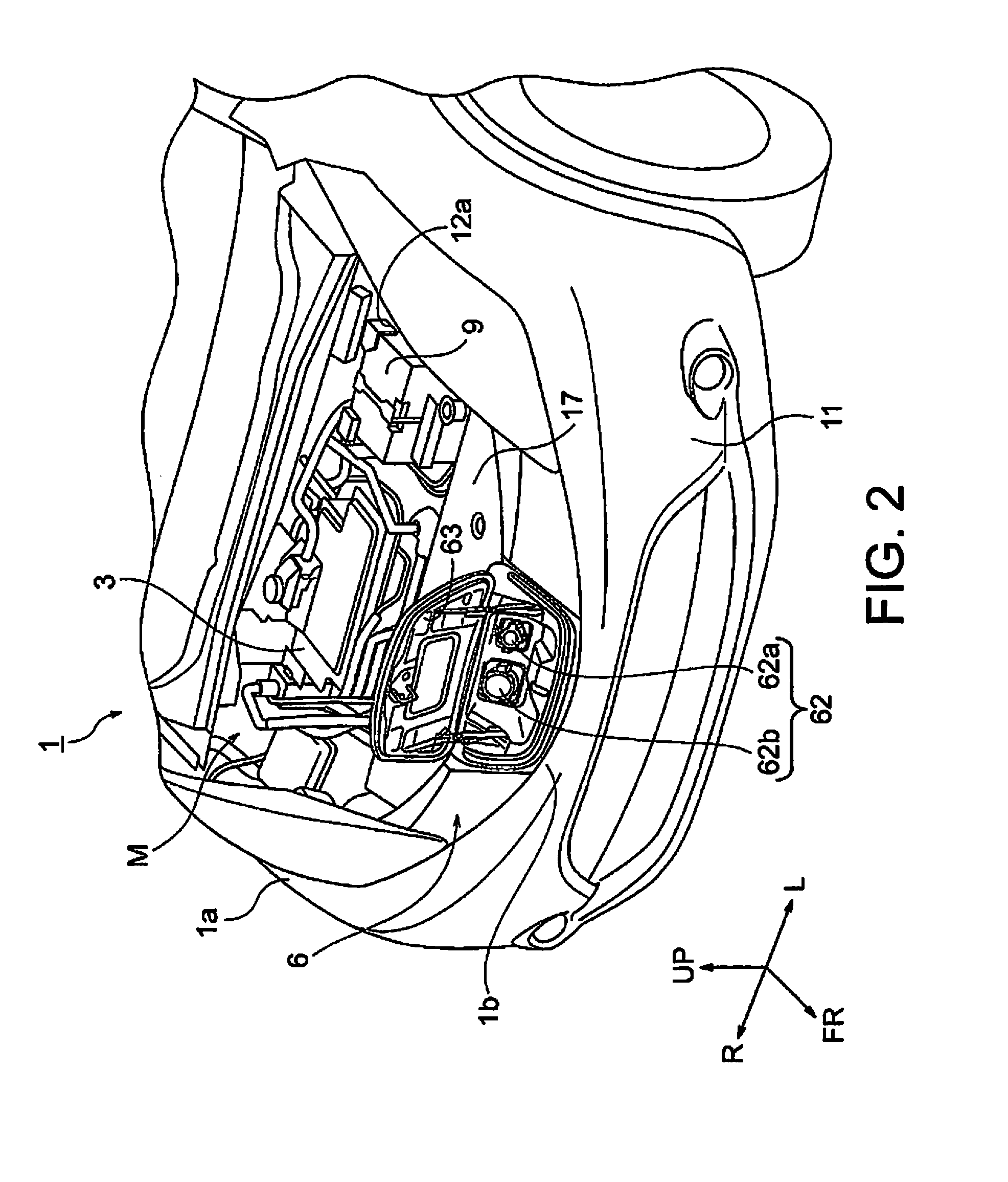 Charging port structure