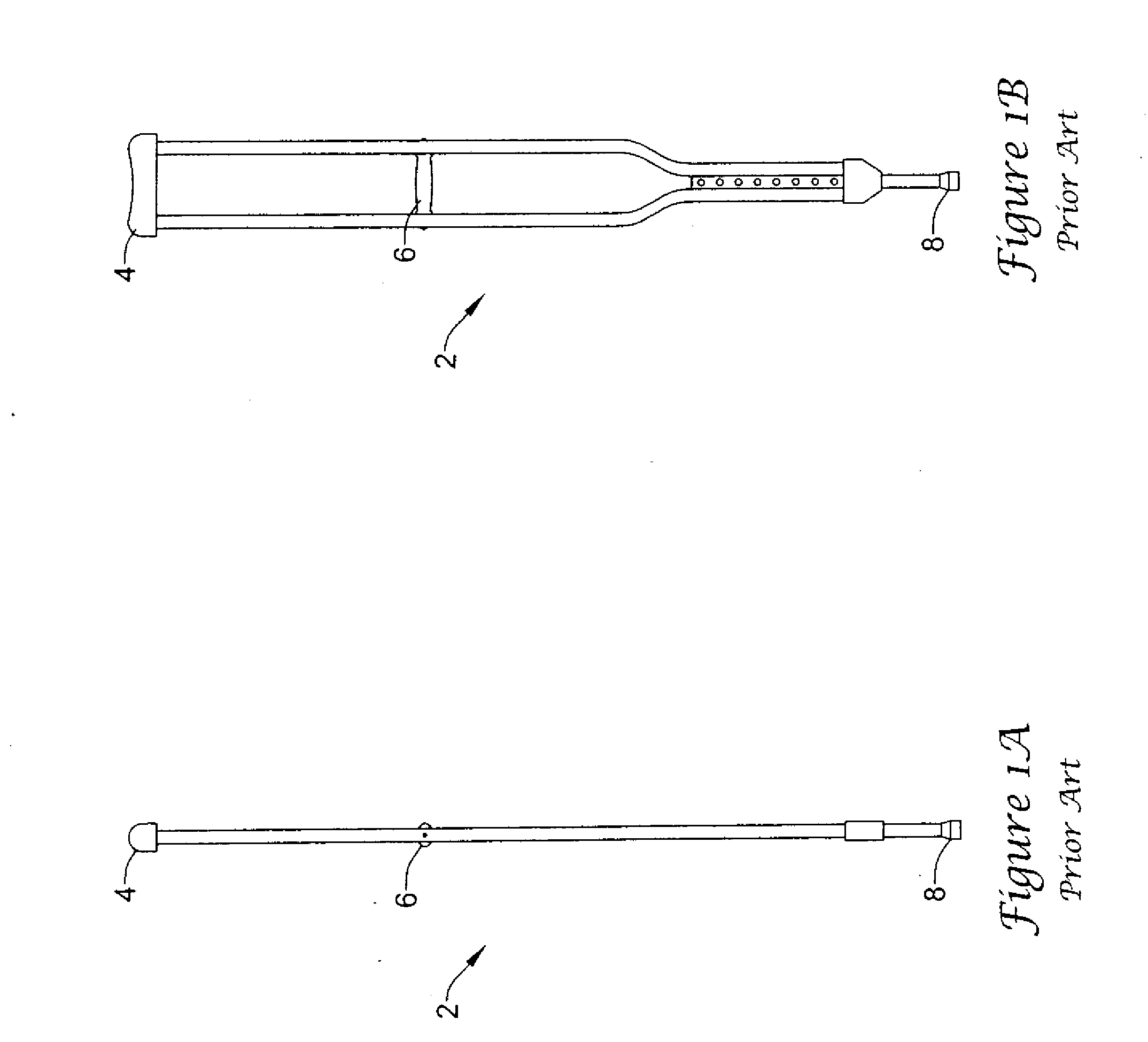 Biomechanically derived crutch