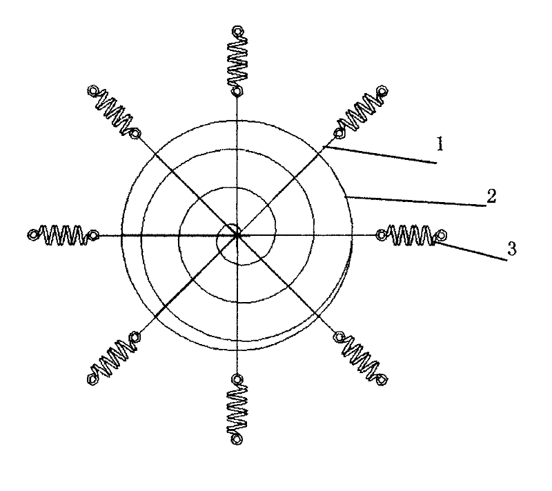 Cobweb-shaped alarm net and manufacturing method thereof