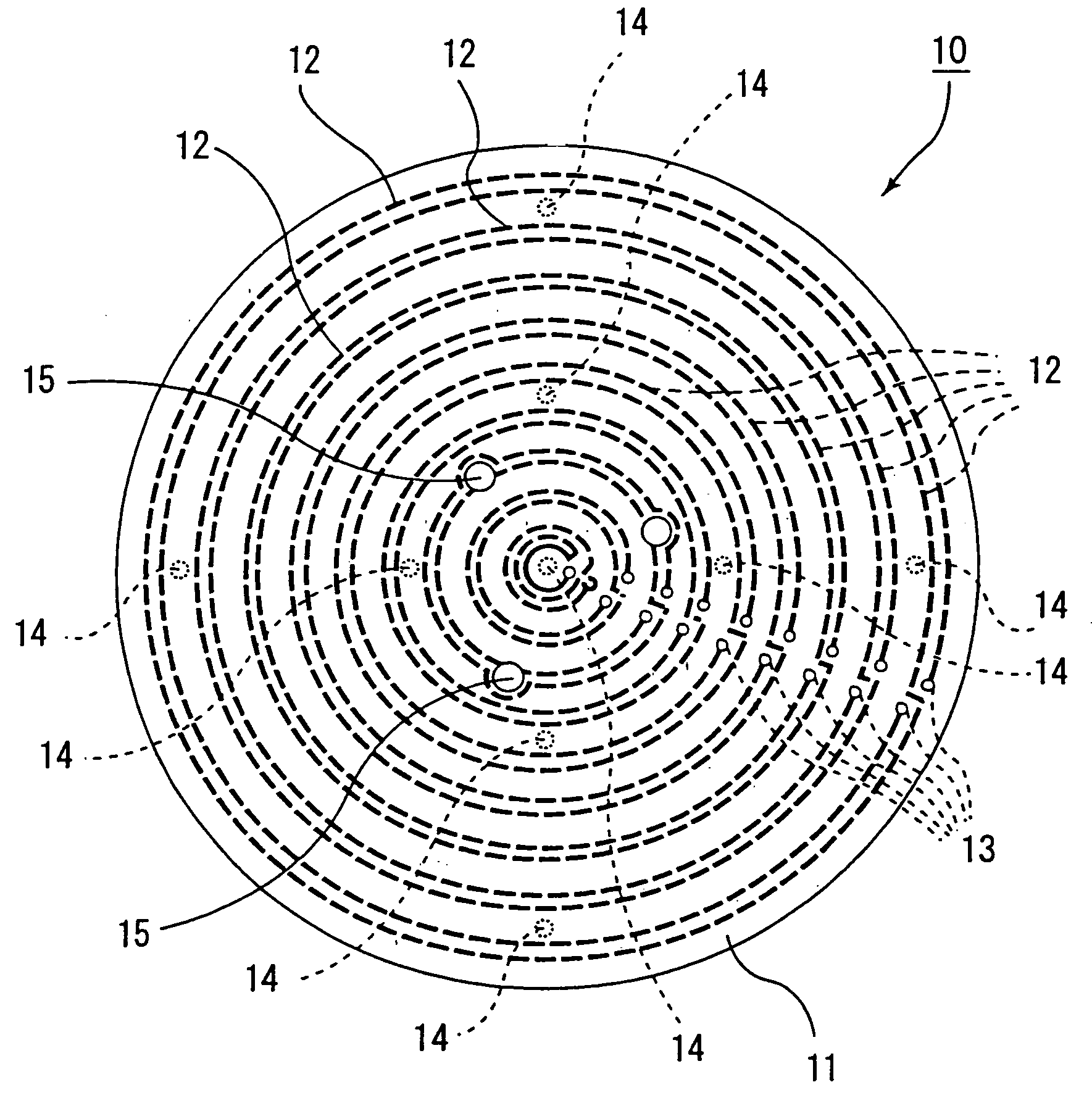 Ceramic plate for a semiconductor producing/examining device