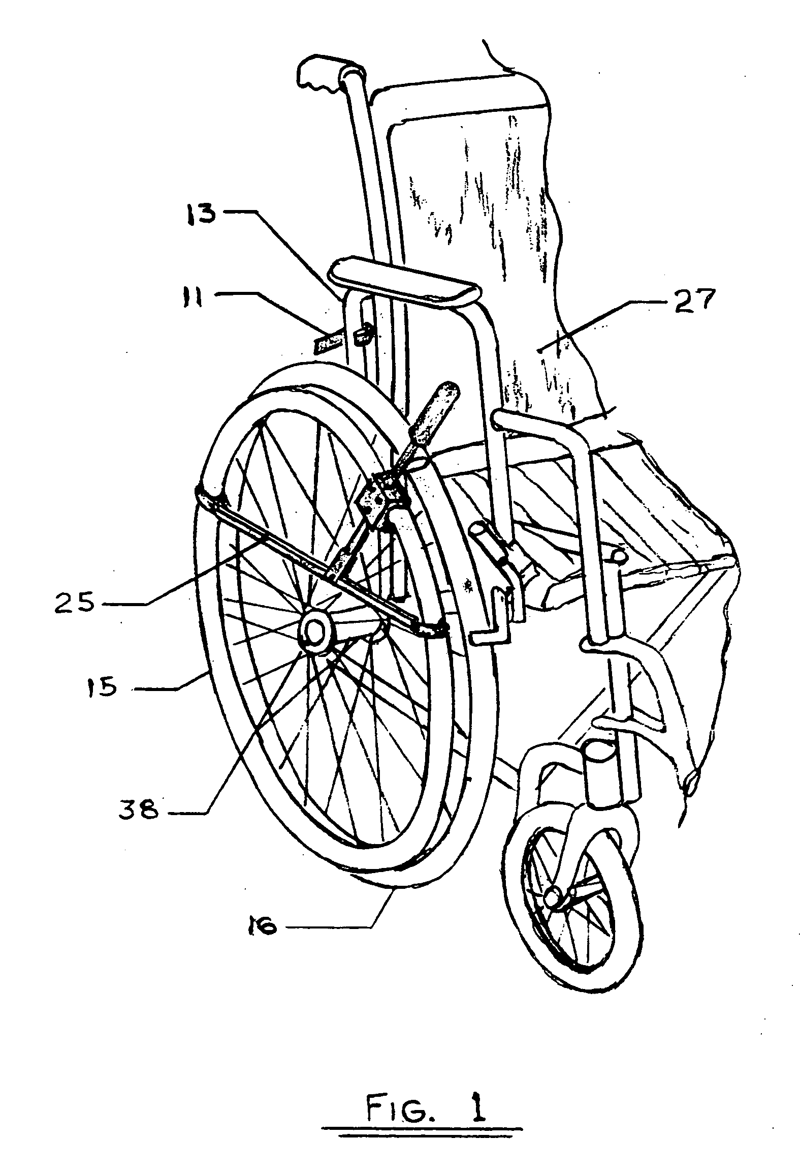 Wheelchair propulsion device