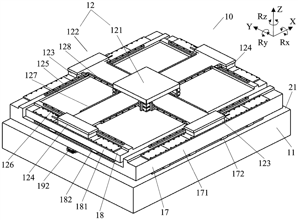 Displacement device