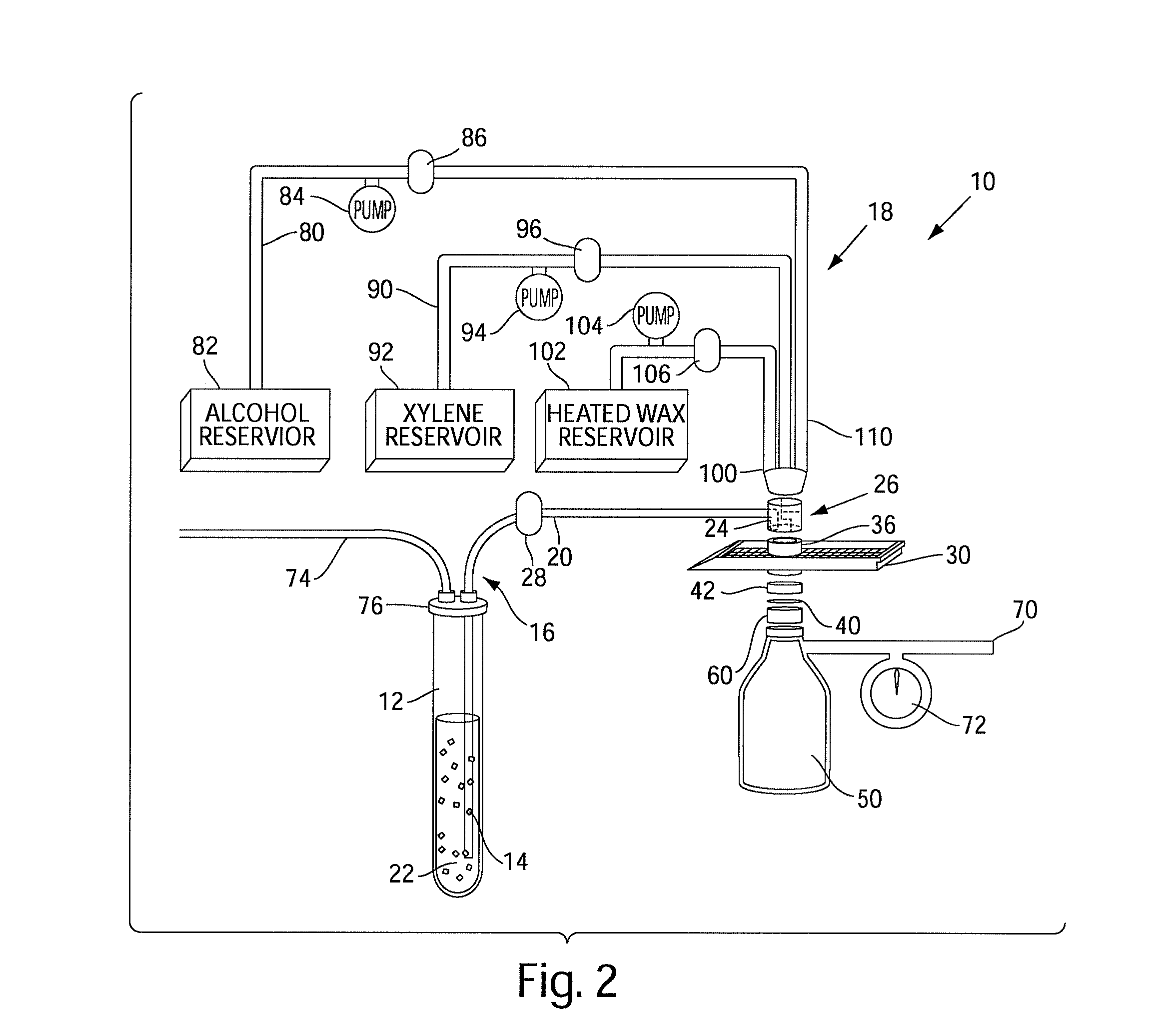 Method and apparatus for preparing cells for microtome sectioning and archiving nucleic acids and proteins