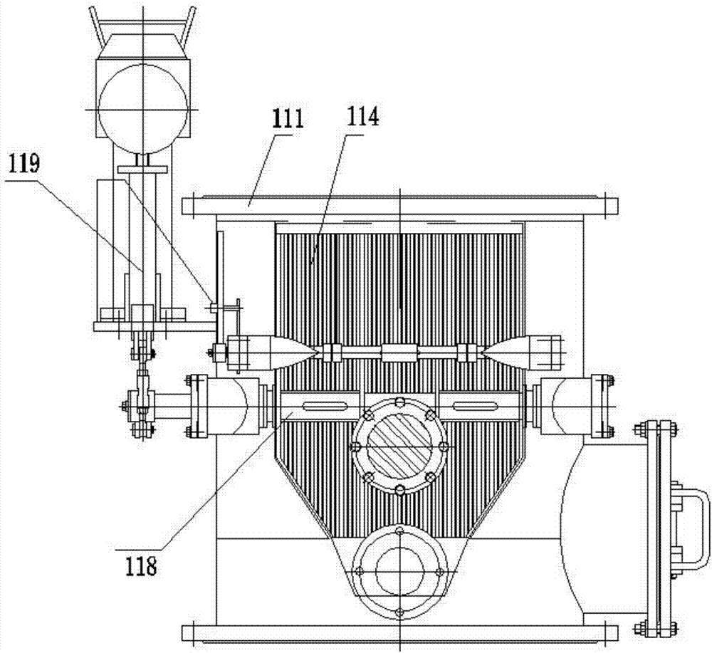 Condenser rubber ball cleaning device with cleanliness online monitoring function