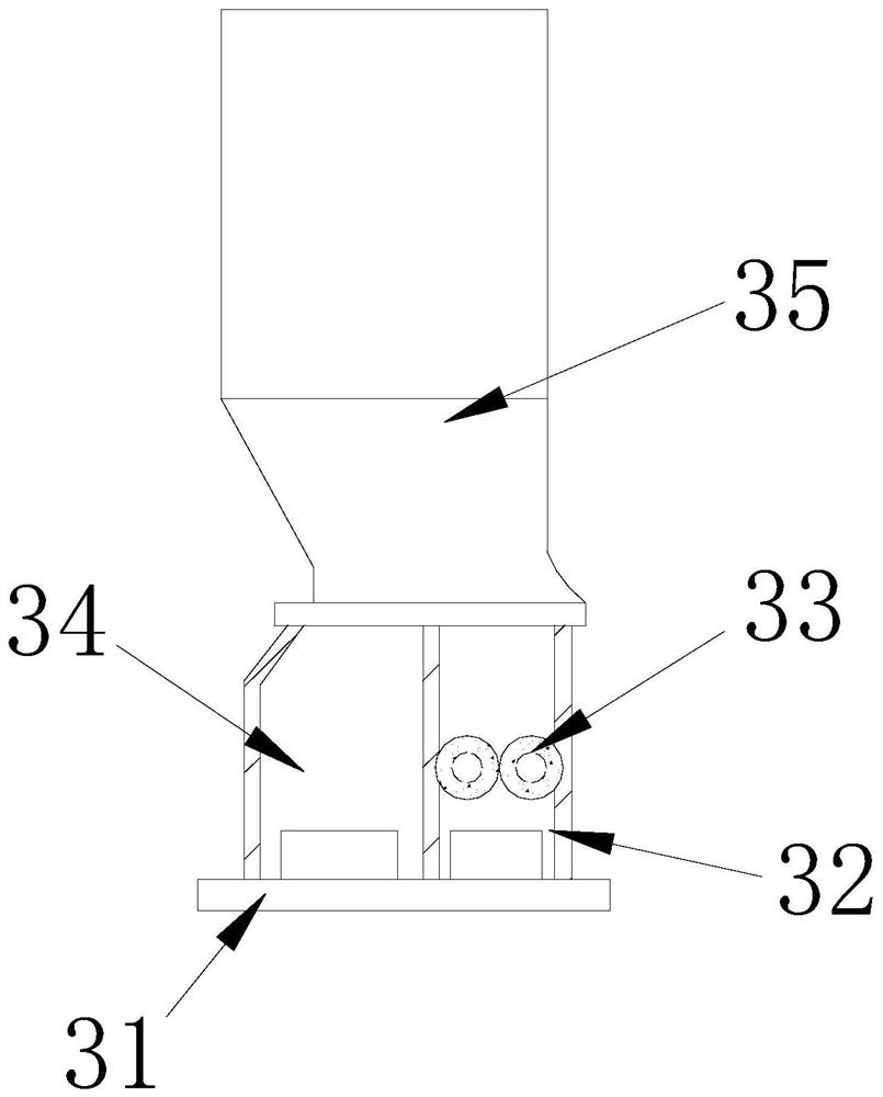 Waste collecting and treating equipment of elevator