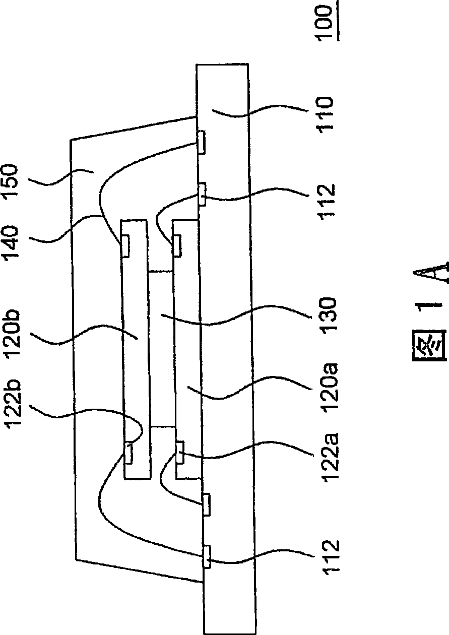 Multi-wafer intersecting stacking encapsulation construction