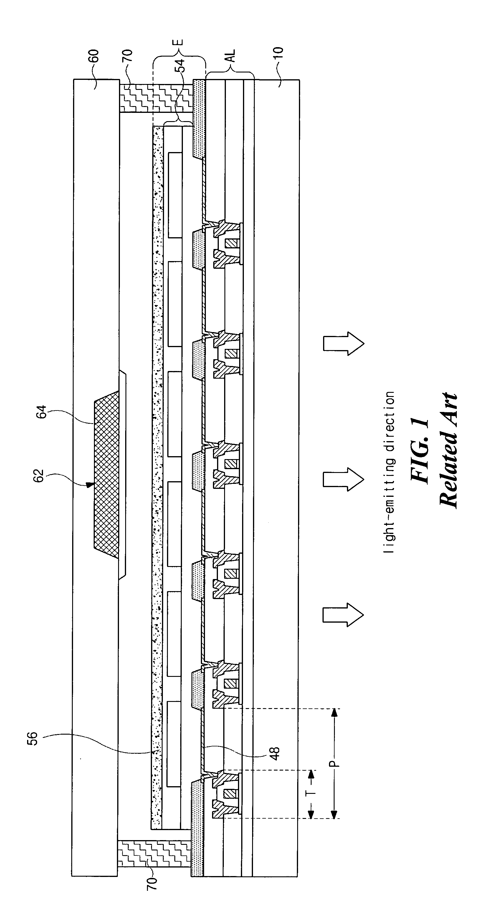 Dual panel-type organic electroluminescent display device and method for fabricating the same