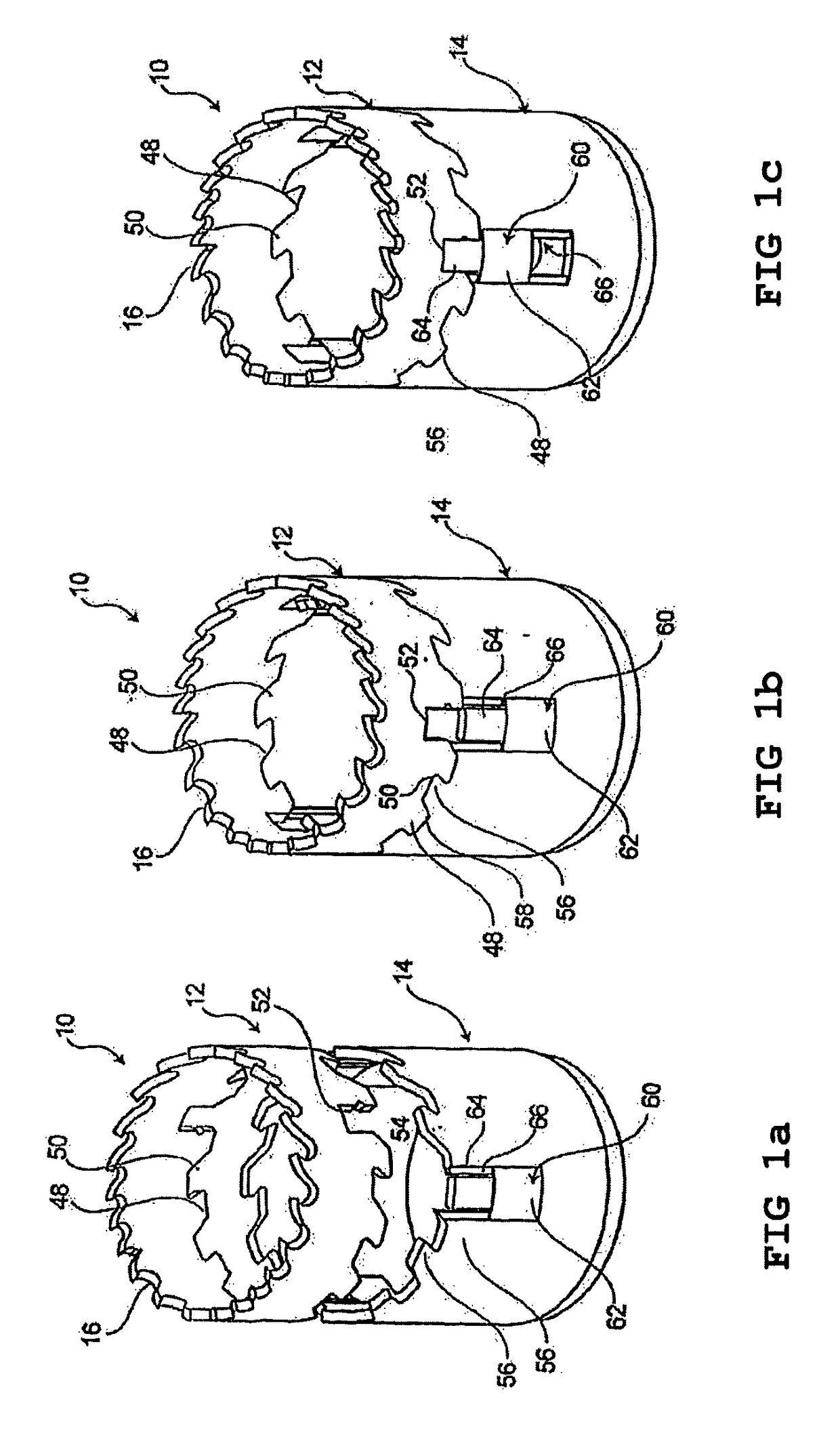 Hole saw with interchangeable cutting blades