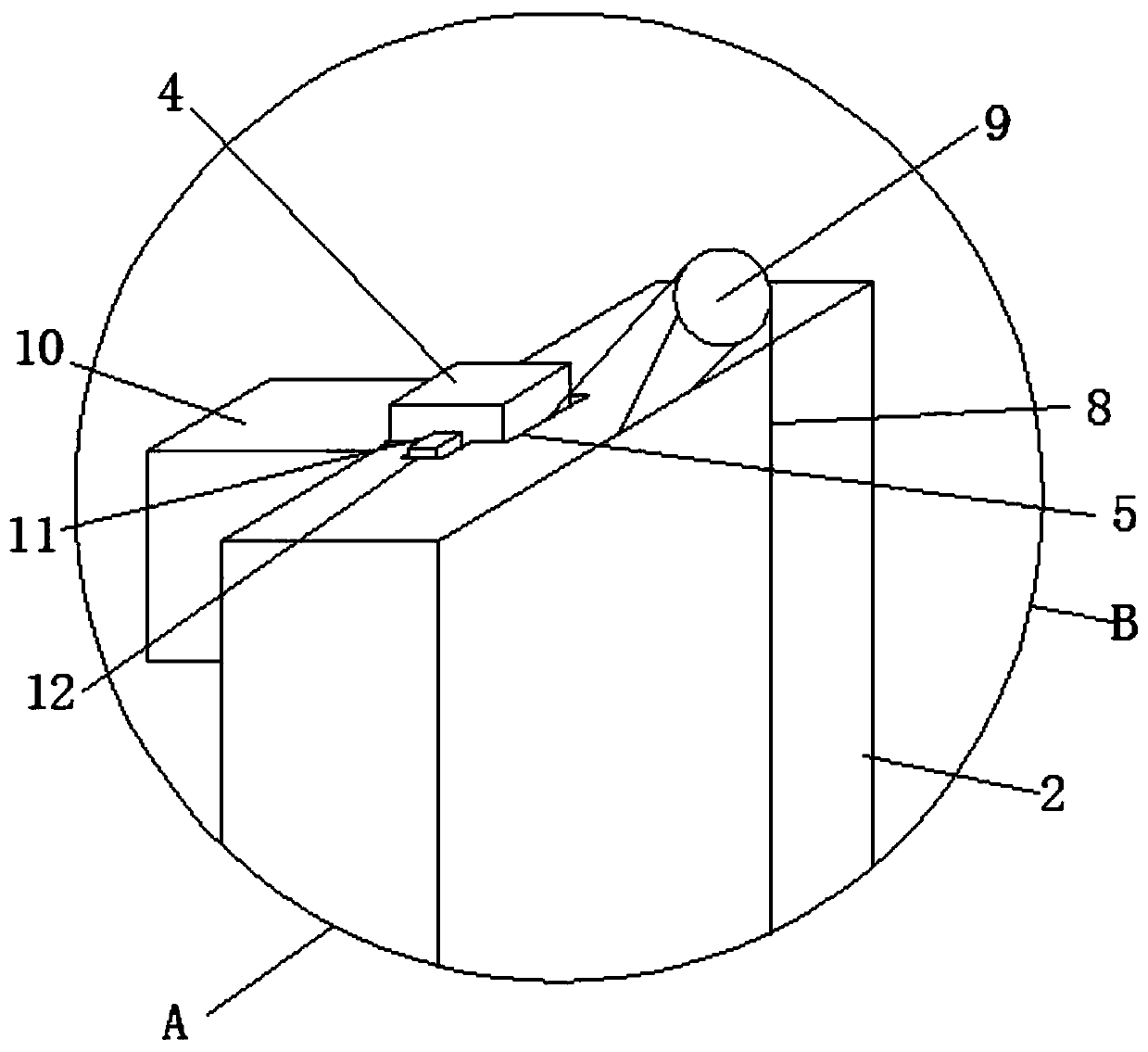 Height-adjustable airing device for capsicum seeds