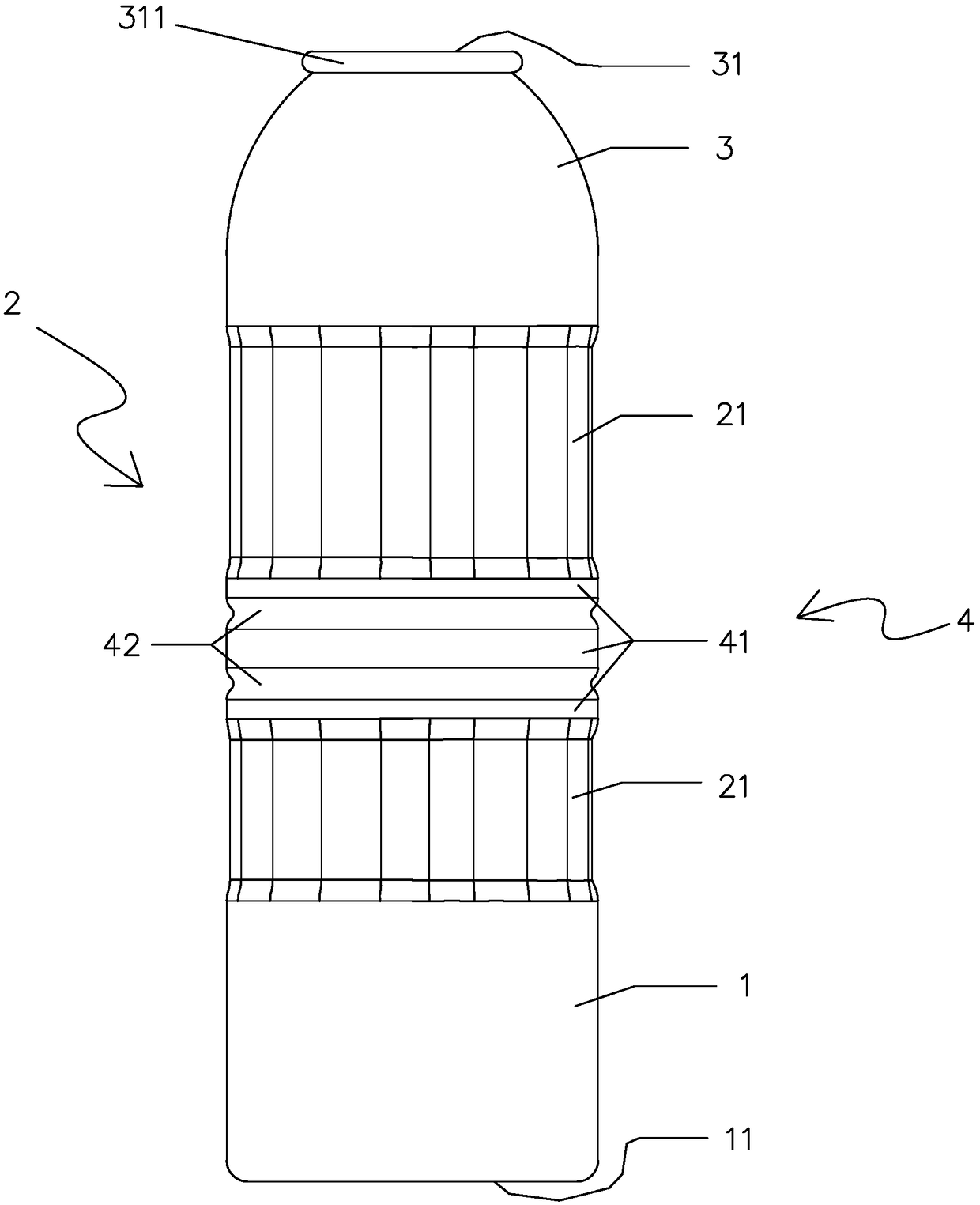 High pressure resistant aluminum tank capable of achieving explosion venting and manufacturing mold and manufacturing method of high pressure resistant aluminum tank