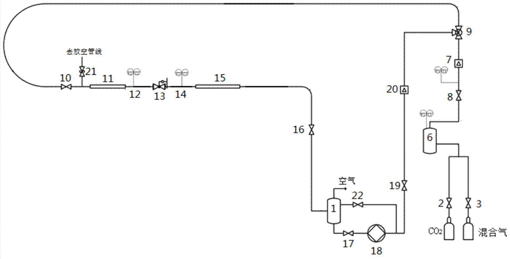 A device and method for measuring throttling effect coefficient of high-pressure complex fluid