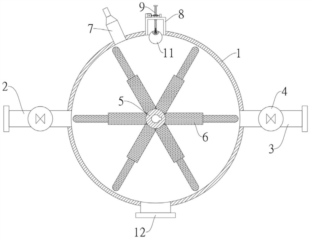 Treatment system and treatment method for exhaust gas containing viscous dust