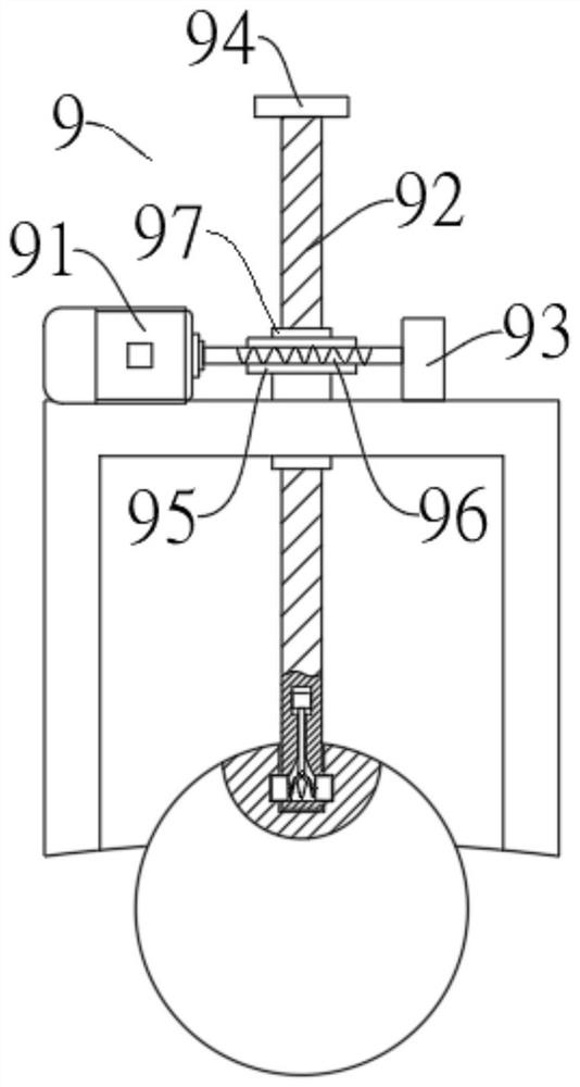 Treatment system and treatment method for exhaust gas containing viscous dust